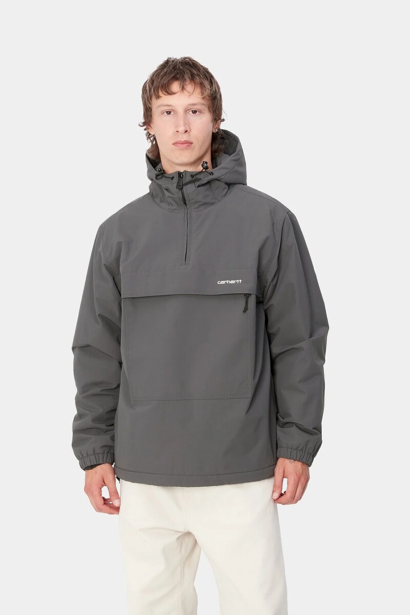 WINDBREAKER PULLOVER Gris