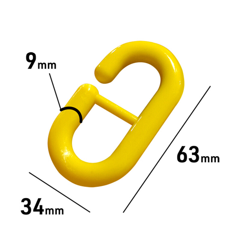 Cadena plástica encastrable 2 m Bicolor