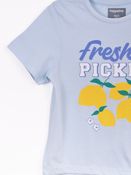 REMERA LEMONADE CELESTE