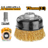 CEPILLO COPA AMOLADORA 3´´ LARGA VIDA M14 INGCO WB10755 CEPILLO COPA AMOLADORA 3´´ LARGA VIDA M14 INGCO WB10755