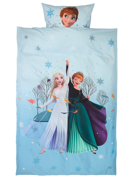 Juego funda nórdica FROZEN 155x220 azul Juego funda nórdica FROZEN 155x220 azul