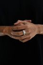 Twojeys Eroded Ring Plata Plata