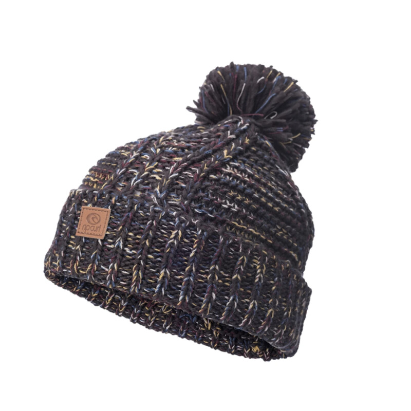 Gorro Lana Rip Curl FLECKER POM-POM - Negro Gorro Lana Rip Curl FLECKER POM-POM - Negro