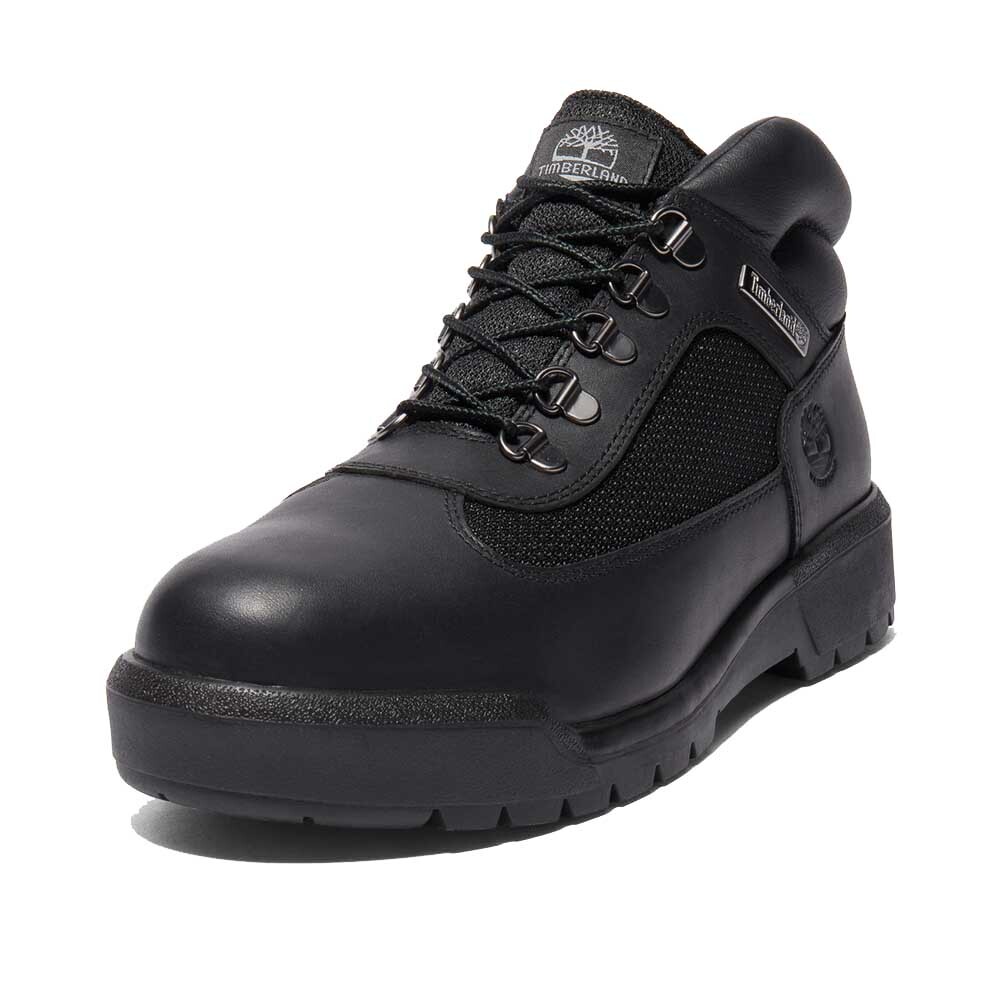 Botas Field Mid Lace Up Waterproof Hombre Black