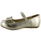 Balerinas Infantiles Croco Kids Zapato Dorado Claro