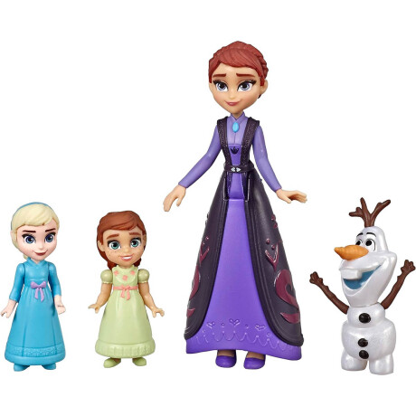 Pack X9 Mini Figuras Personajes Frozen 10cm Hasbro 2