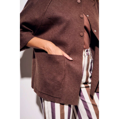 Cardigan Marron