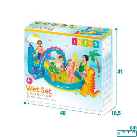 Piscina Intex Inflable Centro De Juegos Dinosaurio Inx057135