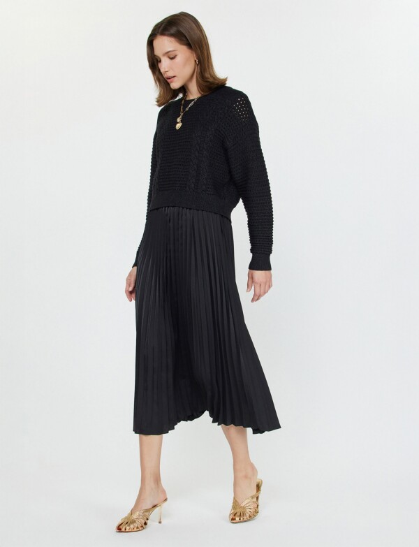 Set Buzo & Vestido NEGRO