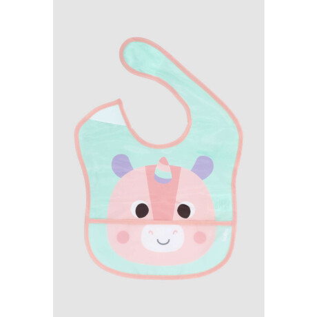 Babero unicorn Rosado