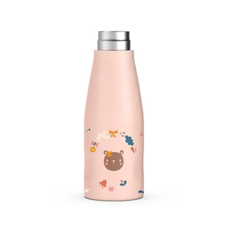 Botella Térmica Infantil en Acero Inox 350Ml Forest Suavinex Rosa