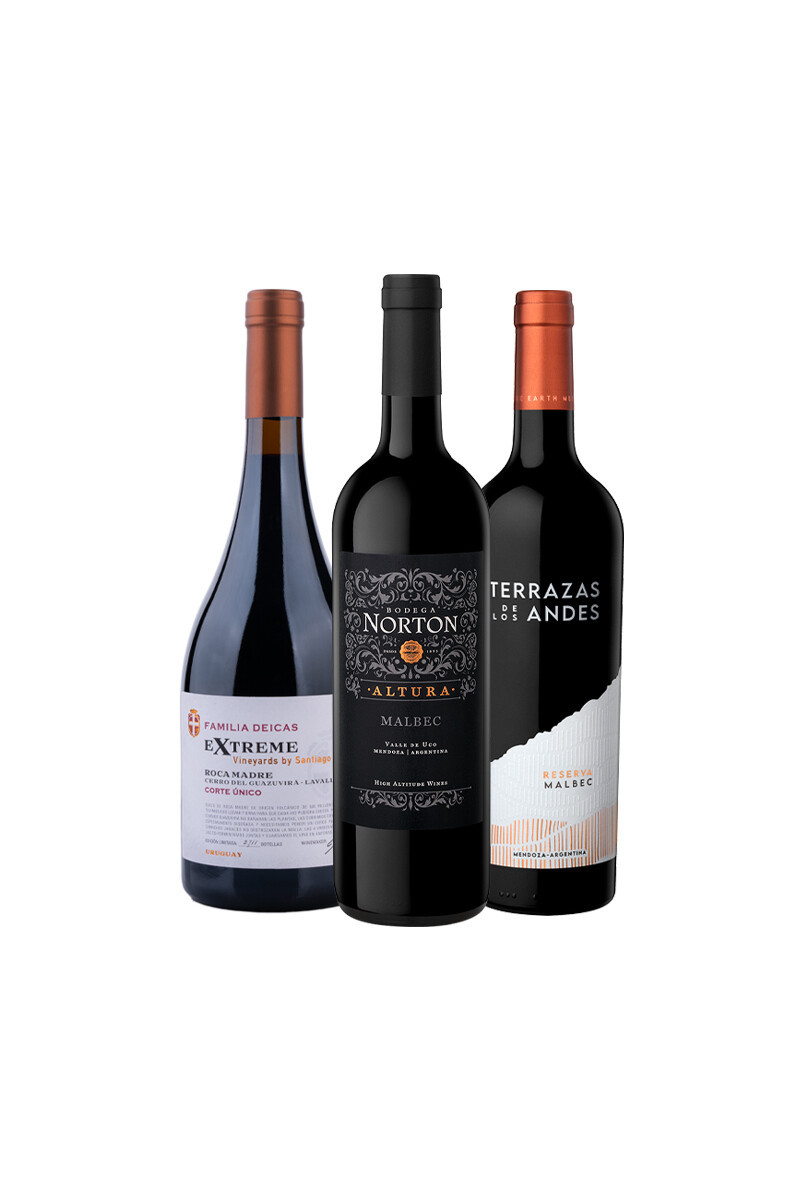 Pack Bacán Selección One More Glass x3 vinos 