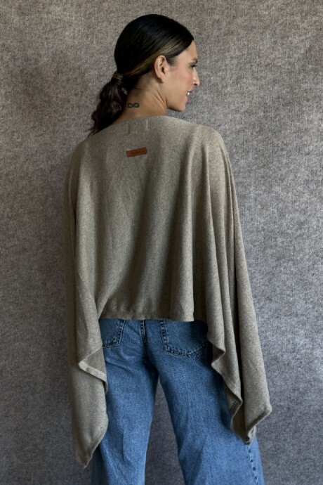 Poncho Sophie Lanilla Beige melange