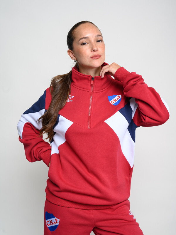 Buzo MEDIO CIERRE LUX MOTION Nacional Mujer Beige, ordeaux, Azul Marino, Blanco