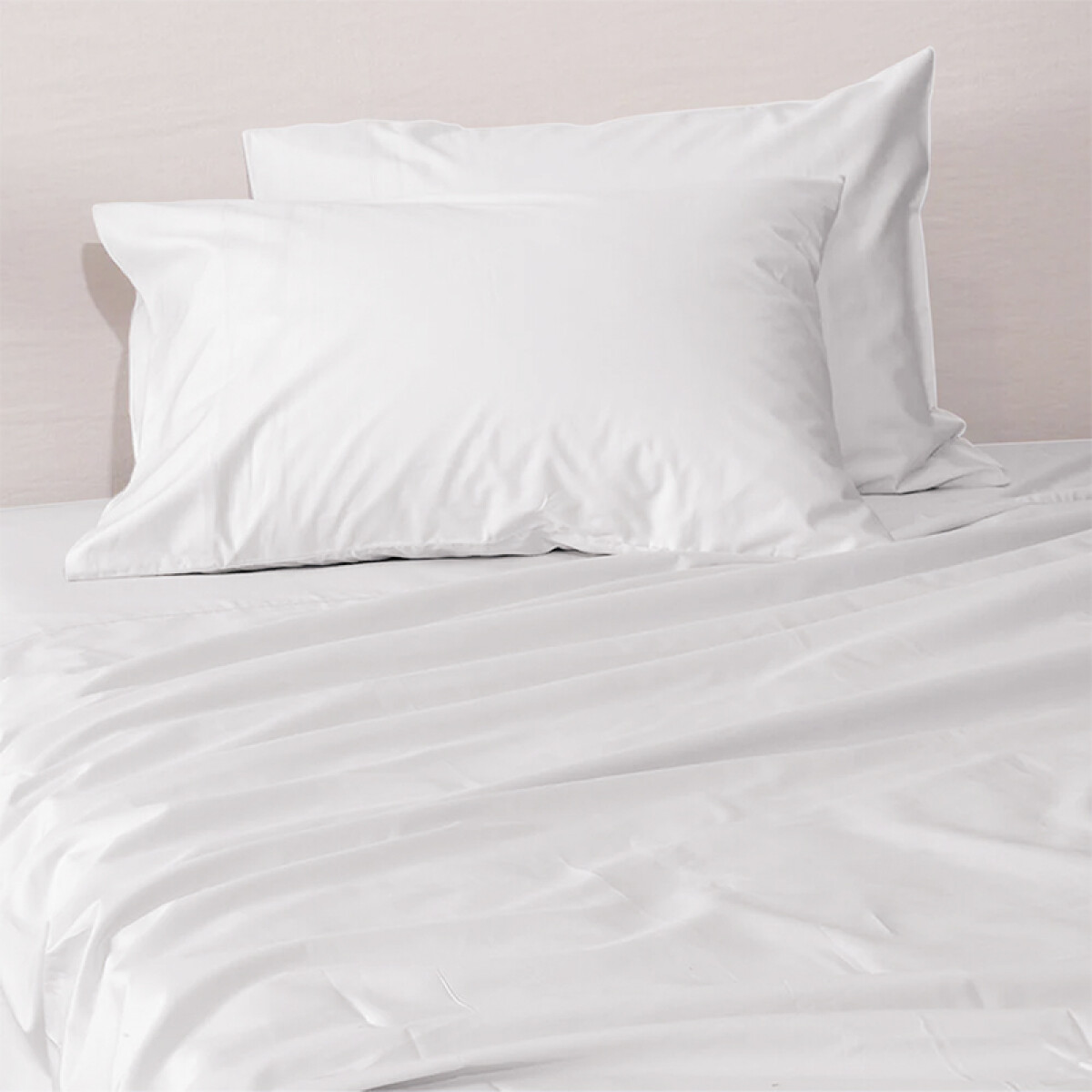Juego Sábanas Blancas King Textil Hogar 300 Hilos Algodón 