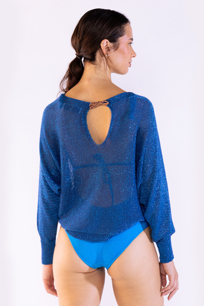 LU TIGER SWEATER Blue