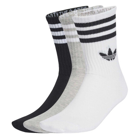 Medias 3S Media larga S 3 Pack Unisex Blanco