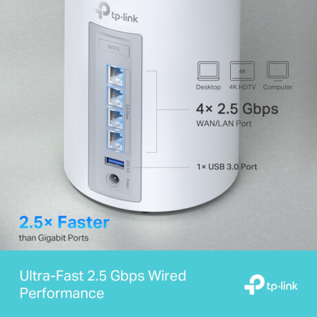 Tp-link - Deco BE65 X3. Router Mesh. Wifi Inteligente. Doble Banda. Hasta 200 Dispositivos. Redes In 001