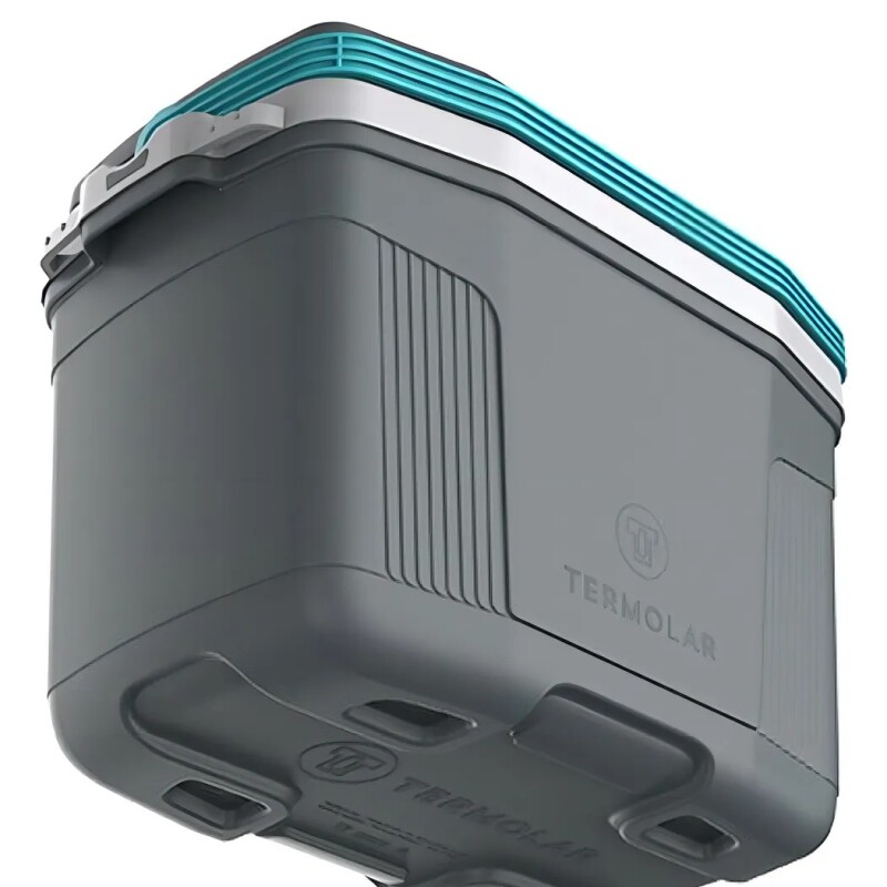 Conservadora Termolar 20 lts GRIS CON CELESTE