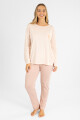 Pijama simple basic pocket Rosado