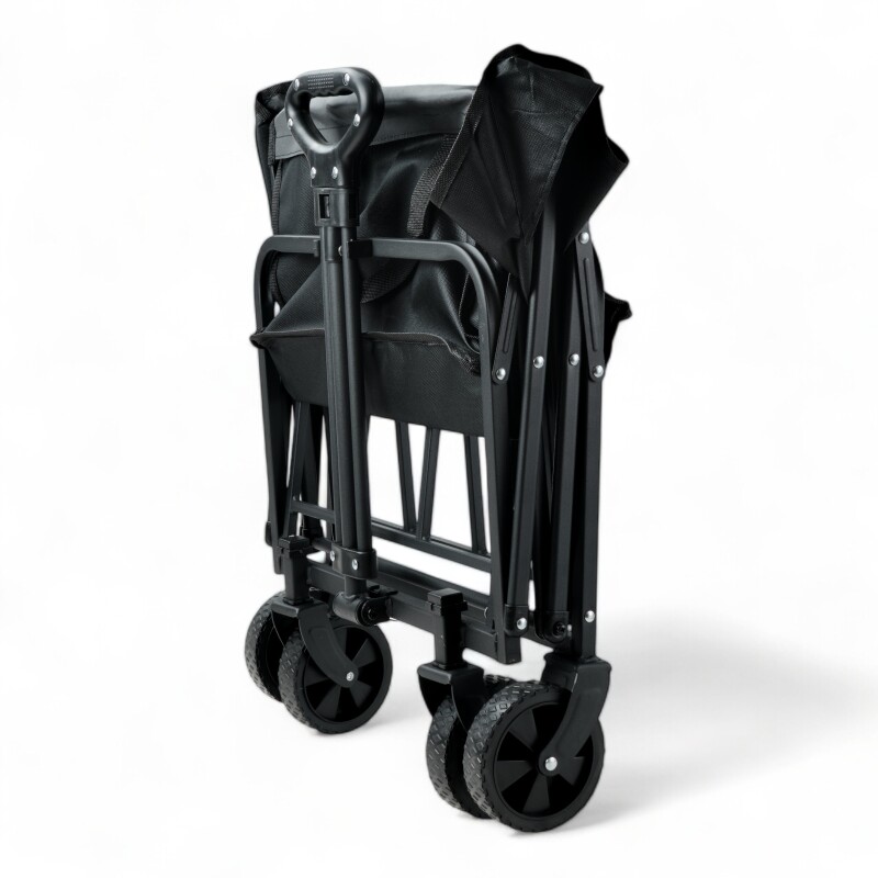 Carro 4 Ruedas Plegable Playa Camping Exteriores 120 Kg Blanco
