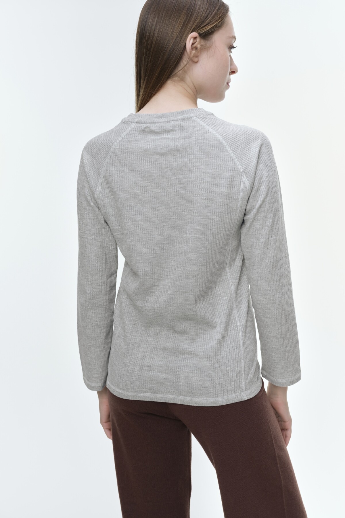 Remera Peggy Gris Melange