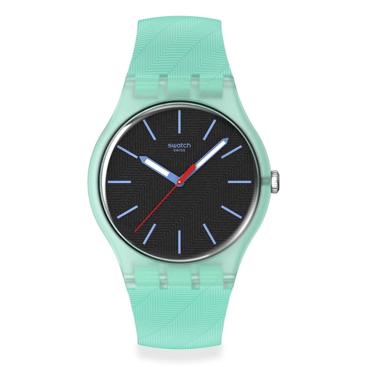 Reloj Swatch SO29L103 Hint of Mint de Silicona - Verde 