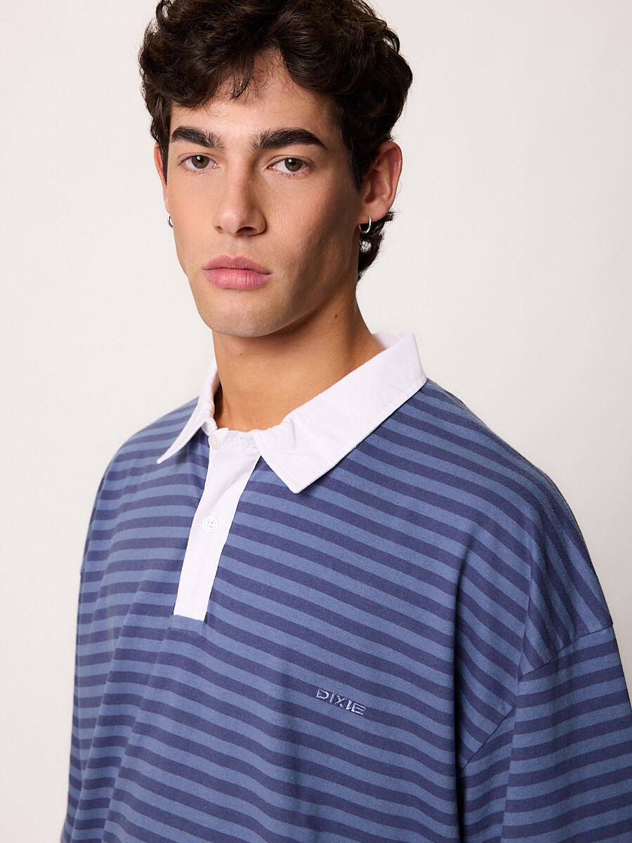 REMERA M/C BANCHO DIXIE Azul Piedra
