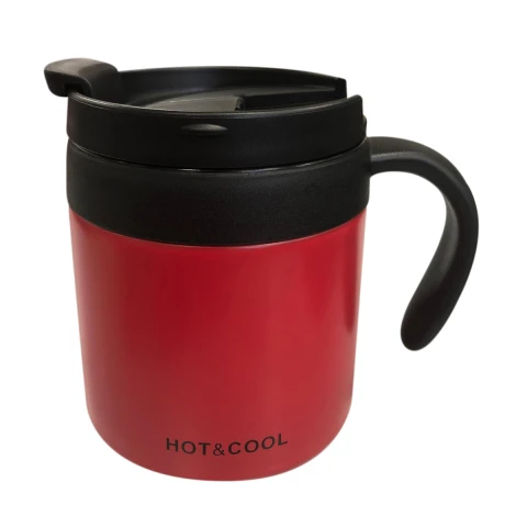 Jarra Taza Térmica Acero Inoxidable 350 ml Rojo