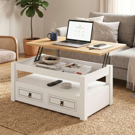 Mesa de centro Articulada - Linea Mexicana Blanco