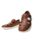 Sandalias de Mujer Freeway Casual Marrón Coñac