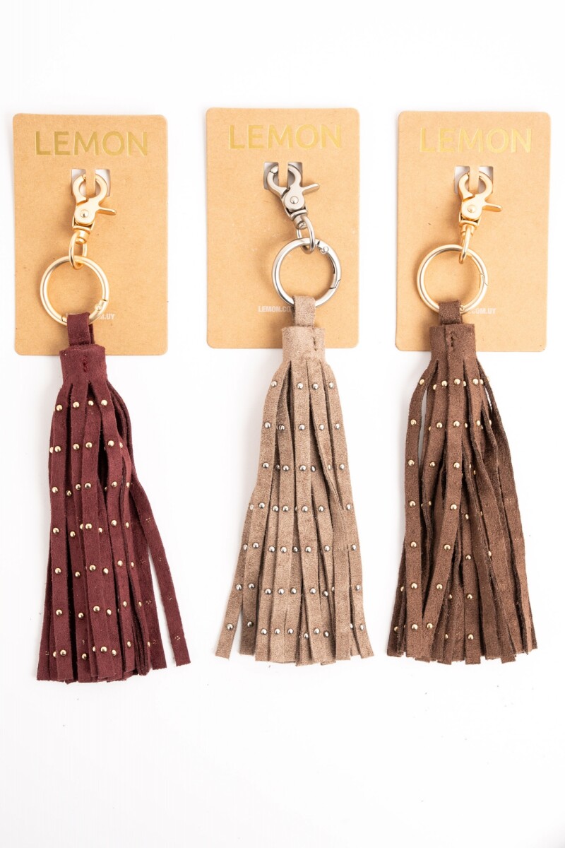 Charm Flecos Y Tachas Gamuza Vegana Vison