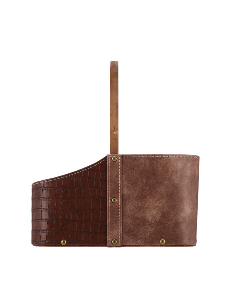 Matera madera combinada Croco Marrón