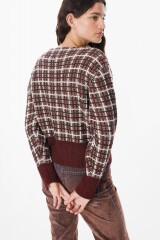 Sweater Chart Chocolate/Bordeaux