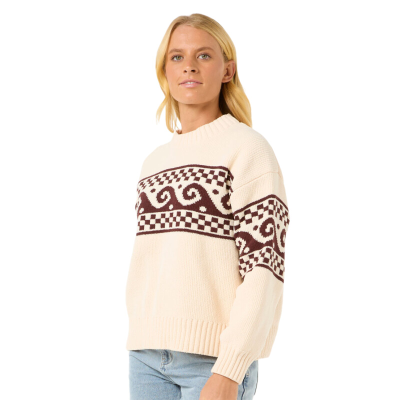 Buzo Rip Curl Soleil Knit - Beige Buzo Rip Curl Soleil Knit - Beige