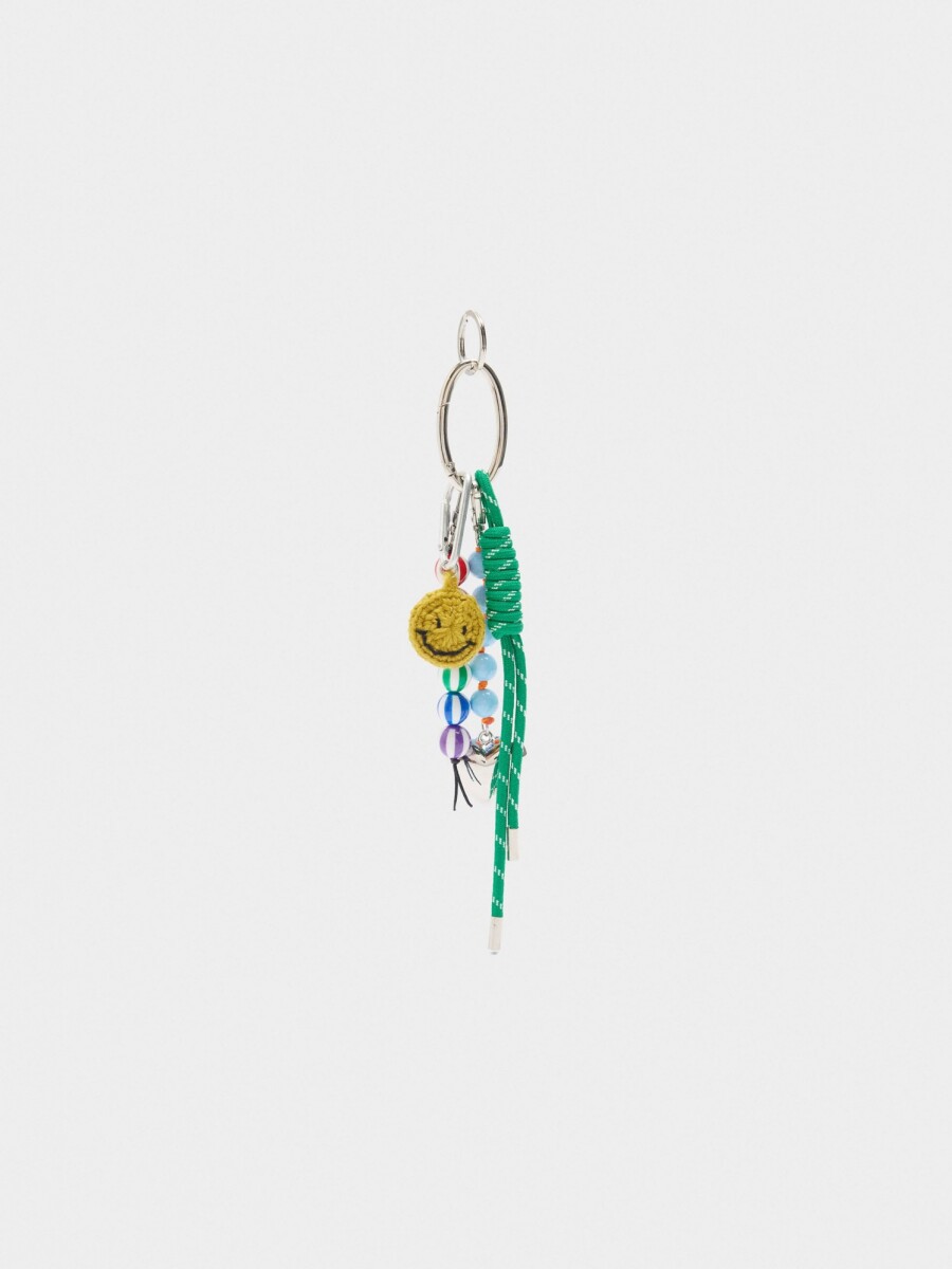Llavero Charm Cara Feliz multicolor