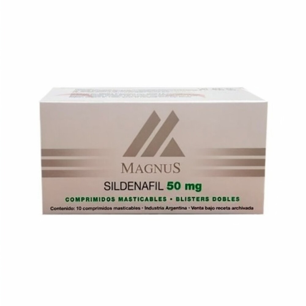 MAGNUS 50 MG. MASTICABLES CJ X 10 COMP. única
