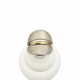 Anillo arenado en plata y oro Anillo arenado en plata y oro