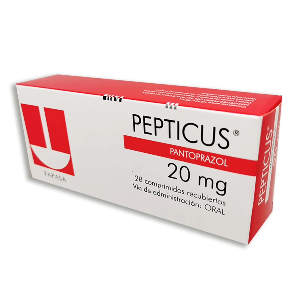 PEPTICUS 20 MG. CJ X 28 COMP. REC.