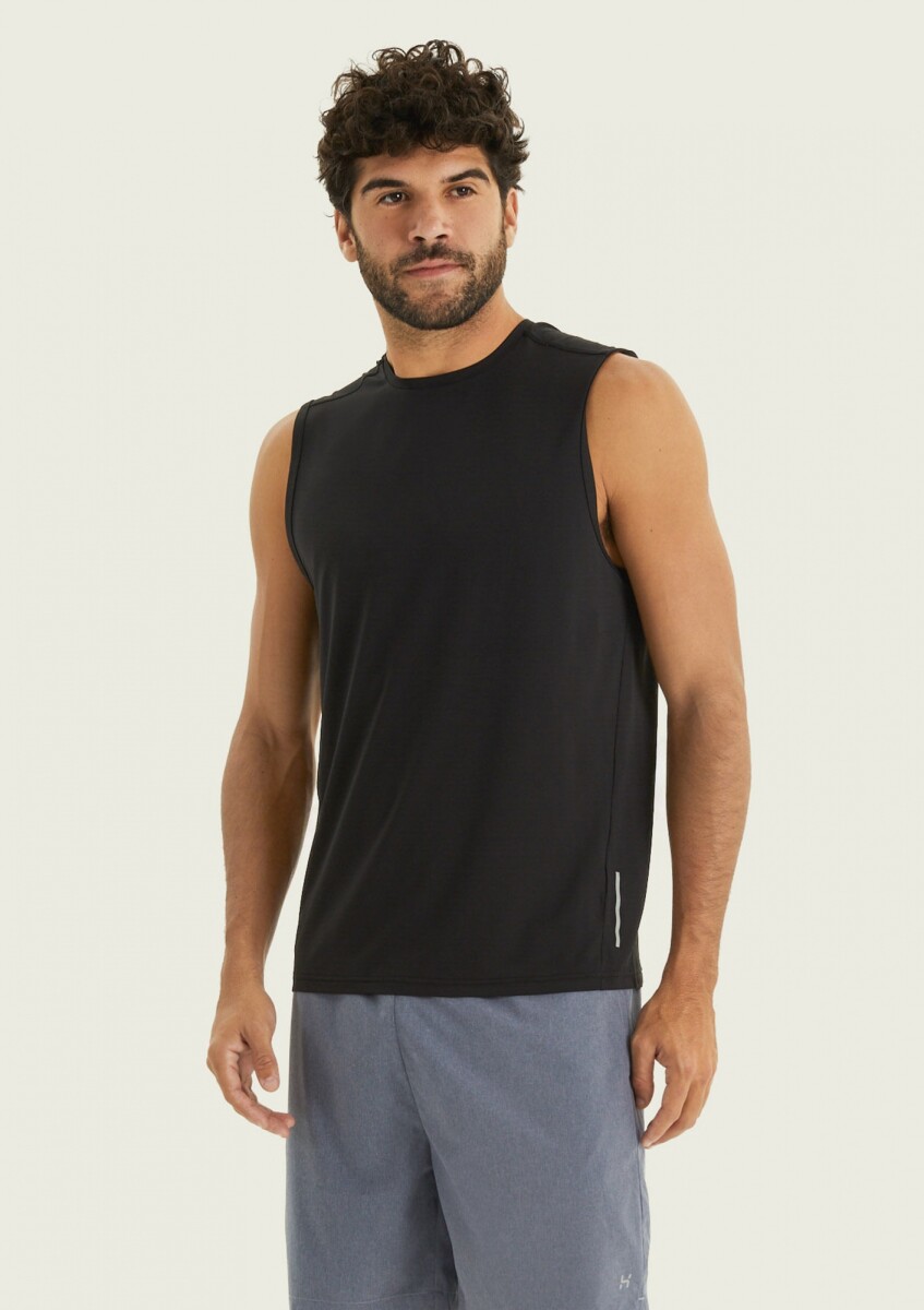 MUSCULOSA DEPORTIVA - NEGRO 