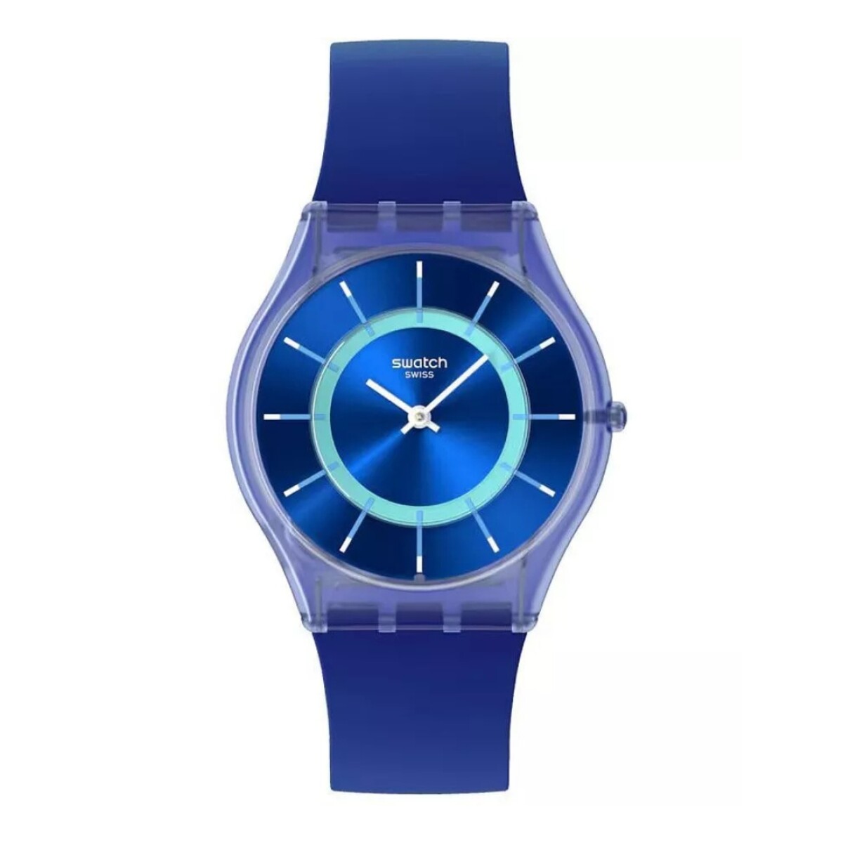 Reloj Swatch SS08L100 Skin Jammy Grape Dream Essentials watch - Azul 
