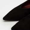 Ballerina Berta En Cuero Nobuk Negro