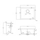PILETAS DE COCINA PILETA RECTANGULAR 60X48X20 NEGRO MATE 000