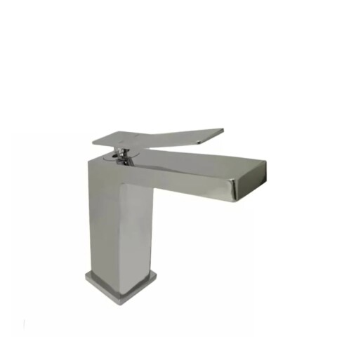 Grifería de lavatorio Monocomando de mesada Prisma cromada Grifería De Lavatorio Monocomando De Mesada Prisma Cromada