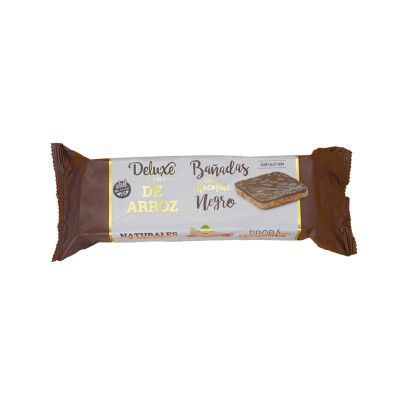 Galletas De Arroz Bañadas De Chocolate Sin Gluten Deluxe Galleta Delux Bañada Chocolate