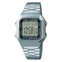 Reloj CASIO RETRO A178WA-1AUDF Acero Plateado Esfera 36mm 0