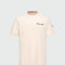 MONCLER - Remera de Algodón con Logo Beige