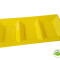Bandeja Biodegradable Rectangular x3 Unidades Amarillo