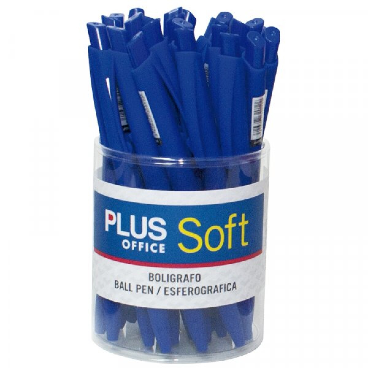Boligrafo Plus Office Soft x25 - Azul 