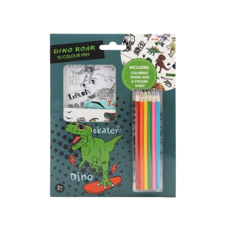 Set para colorear dinosaurio Set para colorear dinosaurio